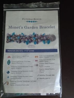 Monet's Garden Bracelet Bead Kit